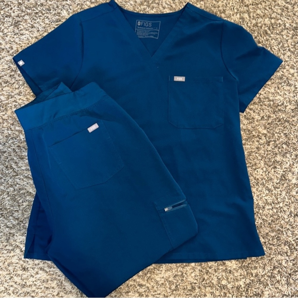 Figs Catarina One Pocket Scrub Top-Size L